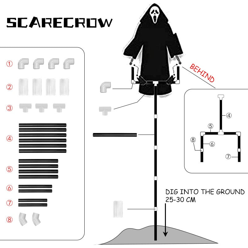 Terrify Your Neighbors and Nightmares with the DIY Ghostface Scarecrow