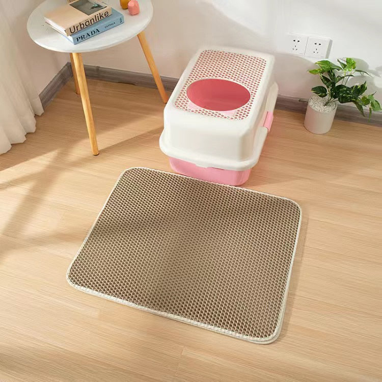 Cat Litter Trapper Mat: Purr-fect Cleanliness Solution!