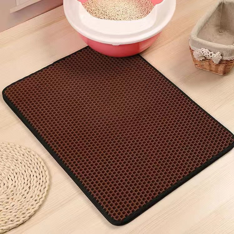 Cat Litter Trapper Mat: Purr-fect Cleanliness Solution!