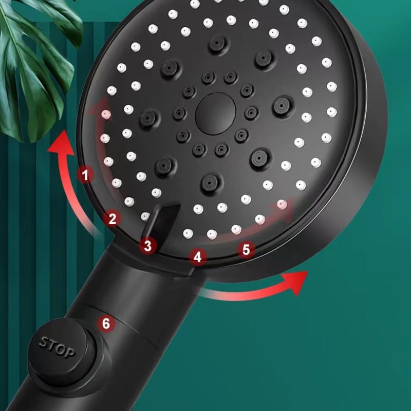 Ultimate 6 Modes Shower Head: Unleash a Spa-Like Experience in Your Bathroom!