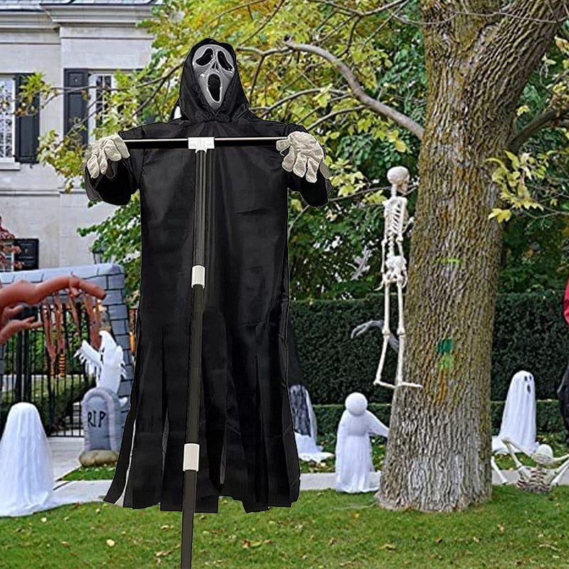 Terrify Your Neighbors and Nightmares with the DIY Ghostface Scarecrow