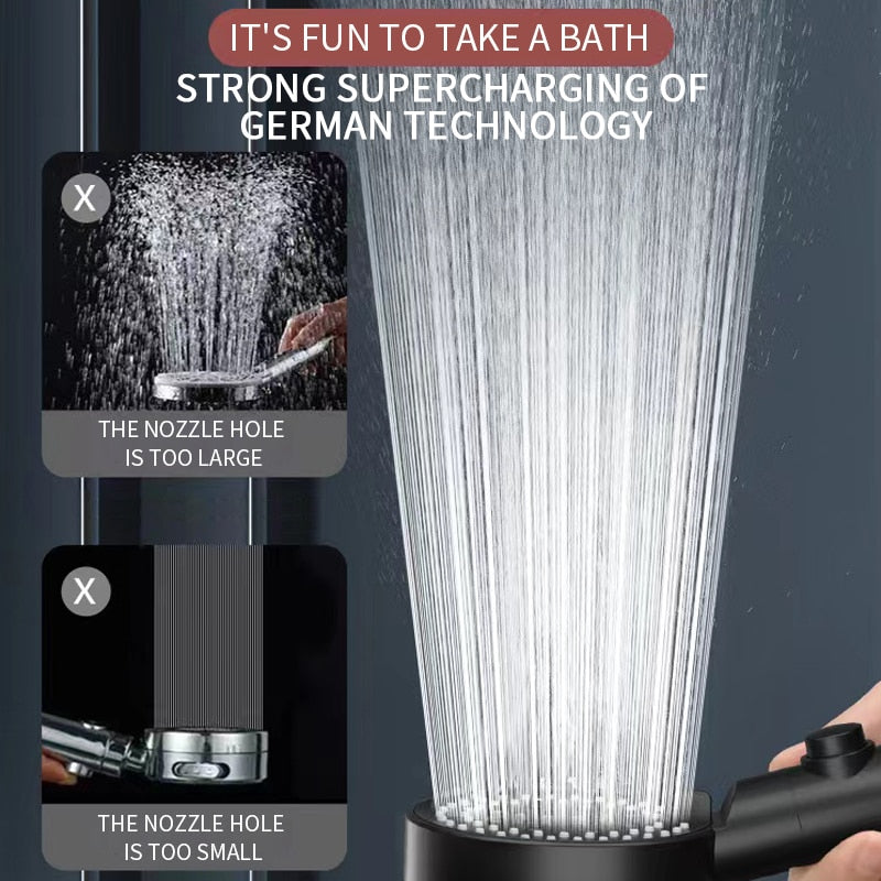 Ultimate 6 Modes Shower Head: Unleash a Spa-Like Experience in Your Bathroom!